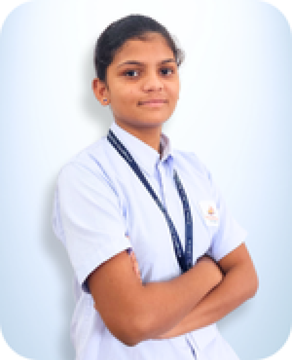Palak Thakor, 12th commerce 3rd Rank at Amba School For Excellence.
